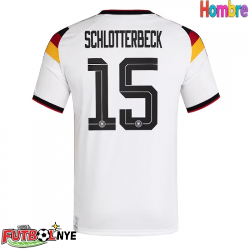 Camiseta Alemania Nico Schlotterbeck #15 Primera Equipación Mundial 2026 manga corta